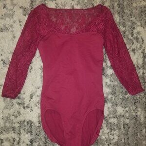 Danskin Lace Long-sleeved Fitness Wear 😍😍